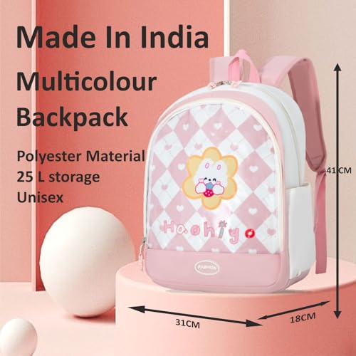Image of Tinytot 15 inch Cute Backpack for Kids Girls Boys Toddler Backpack Preschool Nursery Play School Travel Bag for 5 to 8 Year Child - Mini Size