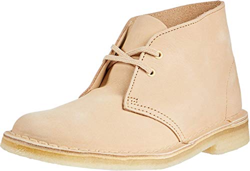 Clarks Women's Desert Boot. Chukka, Wheat Nubuck, 8 UK