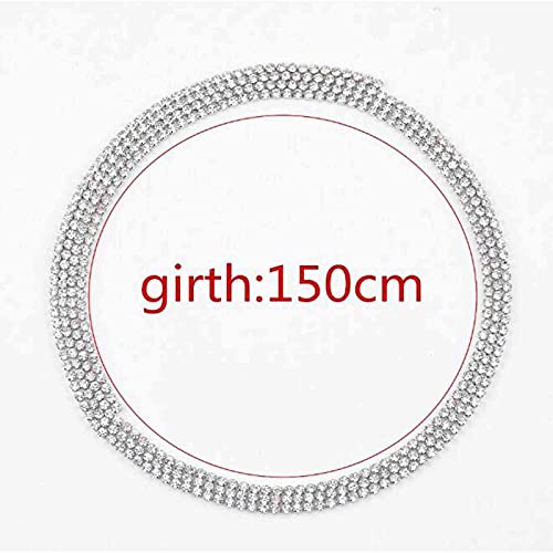 Bling Tennis Chain Necklace Silver Long Rhinestone Choker Necklace CZ Lariat Y Necklace Tie Up Necklace for Women Nightclub Body Chain Jewelry4