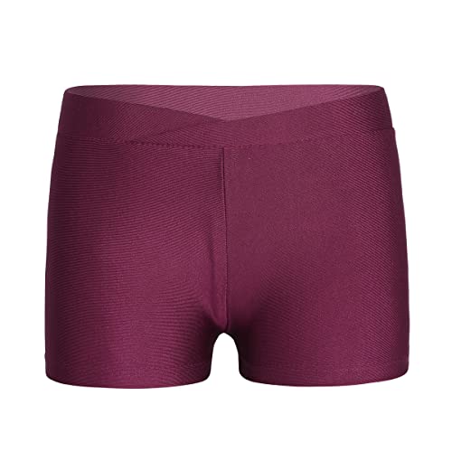Little Big Girls' Dance Tumbling Athletic Shorts Yoga Sports Workout Gymnastics Booty Shorts Activewear