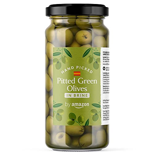 by Amazon Pitted Green Olives in Brine 340g