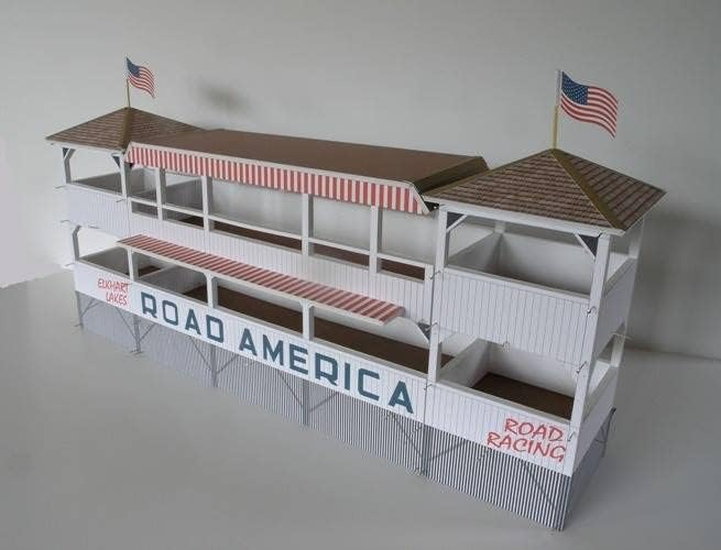 Greenhills Slot Car Building Road America Pagoda Kit 1:43 Scale MACC634