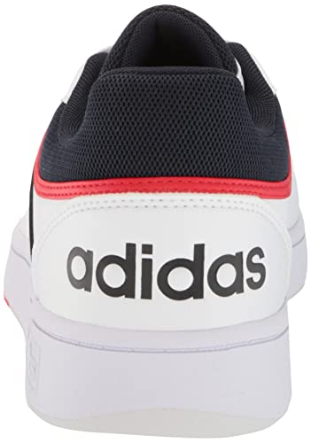 Adidas Adult Hoops 3.0 White/Legend Ink/Vivid Red 11 #TOP2