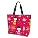 ZUNPNG Niedliche japanische Puppen Kokeshi Muster Tragetasche Groß Casual Frauen Schulter Handtaschen Wiederverwendbare Lebensmitteltaschen Für Arbeit Einkaufen Reisen Strand