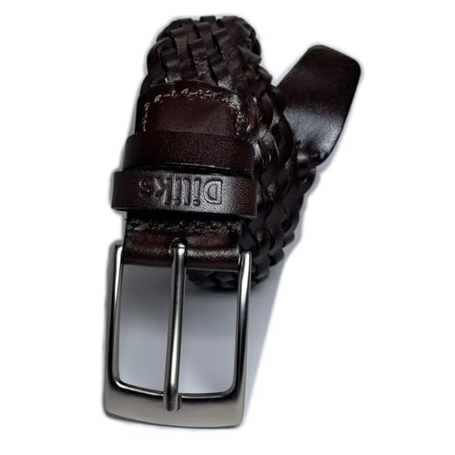 Mens Leather Braid Belt, W:3.4cm, Give yourself a gift, To husband, friends, lover2