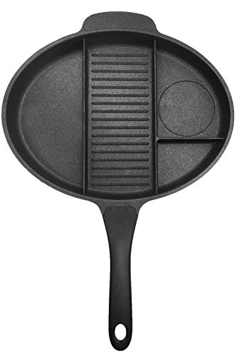 Jocca Sartén Multifunción 4 en 1, Aluminio, Negro, 35 cm