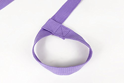 Alça de arnês para tapete de yoga durável, alça de transporte para tapete de yoga - lavanda