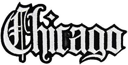 Chicago City Iron-On/Sew-On Embroidery Patch for Halloween Costume/Bags/Jeans/Hats, 4.0 x 2.0 in, (1 Pc) - by Mr. Patches