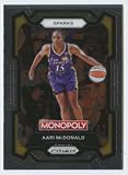 2024 Panini WNBA Prizm Monopoly #30 Aari McDonald Los Angeles Sparks Basketball Base Trading Card