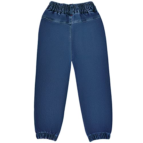 Image of Peacolate 18M-7T Toddler Big Girls Pants Clothing Set 2pcs Cotton top and Jeans
