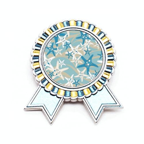 Broche étoile de mer métal M pour rehausser une tenue terne sans l'abîmer
