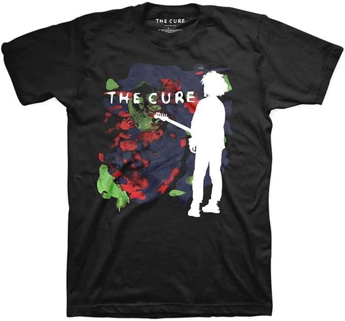 The Cure Official Merch Boys Dont Cry Silhouette Tee Black X-Large