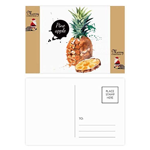 Cartes postales remerciement ananas lot de 20 après votre mariage ou anniversaire