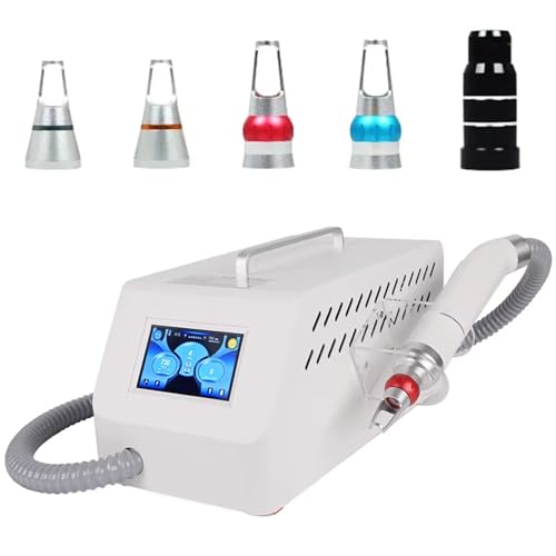 UIBAO Máquina De Eliminación De Tatuajes De Picosegundos para Eliminación De Tatuajes,Pigmento De Cejas,Muñeca Negra De Carbono,con 5 Cabezales 50-2900MJ 1064nm/532nm/755nm UIBAO Máquina De Eliminación De Tatuajes De Picosegundos para Eliminación De Tatuajes,Pigmento De Cejas,Muñeca Negra De Carbono,con 5 Cabezales 50-2900MJ 1064nm/532nm/755nm