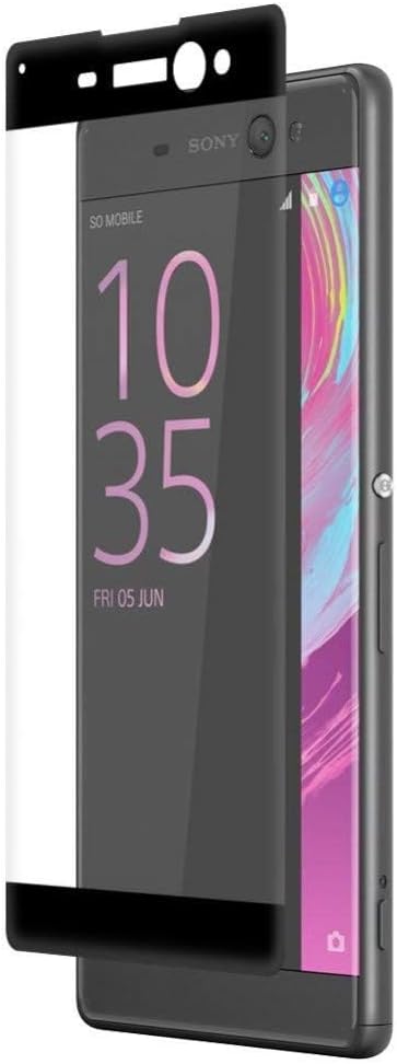 ELICA 5D 9H Curve Edge To Edge Full Front Body Cover Tempered Glass Screen Protector for ony Xperia XA Ultra Dual(Black)