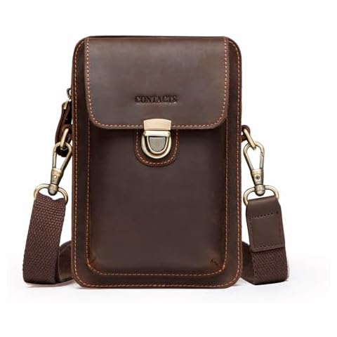 Hiram Leather Waist Bag for Men Cover