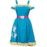EChunchan Pony Fluttershy Cosplay Costume Human Princess Dress Halloween Masquerade Party Role Play Costume (Custom Made)