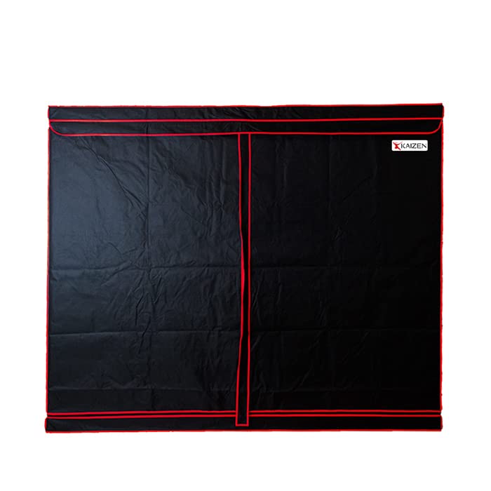 Kaizen Budget Grow Tent 2.4m x 1.2m x 2m Indoor Hydroponics Grow Room, Black,KAI2420