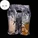 100 Pack Clear Handle Drink Drinking Poly Plastic Packaging Bags,Drink Carriers for Delivery Take Out Cup Holder Bar Restaurant Coffee Shop Supplies Cup Carrier (11.8x11 inches)