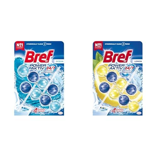 Bref WC Seti | Power Aktiv Okyanus Kokulu 2'li 1 x 2 Adet, Okyanus 2 x1 + Power Aktiv Limon Duo Pack 2'li 1 x 2 Adet, Limon 2, İkili x1