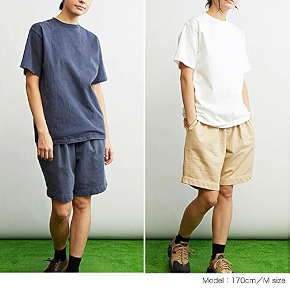 Amazon | GOOD ON グッドオン S/SヘビークルーTEE L ホワイト 白