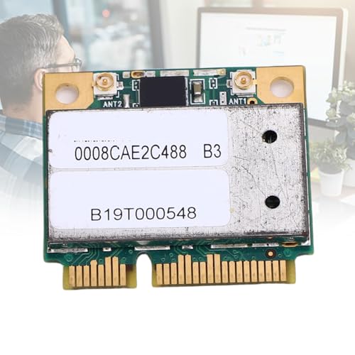 Zopsc 300Mbps Dual Band WiFi Card, Adaptador de Red Inalámbrico Mini PCIe 802.11a b g n con Encriptación WPA3 para Laptop y Desktop miniatura 7