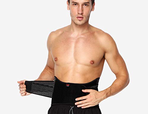 Protetor de cintura esportiva, fitness e musculação, proteção de cintura, equipamentos esportivos (9