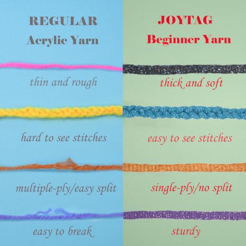 Image of 2 Pack Sparkle Beginner Crochet Yarn for Crocheting Knitting Multicolor Easy Crochet Yarn for Beginners(Dark Purple)