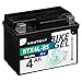 Produktbild Batterie24.de HeyVolt GEL Motorradbatterie 12V 4Ah Rollerbatterie BTX4L-BS YTX4L-BS CTX4L-BS 50314 YT4L-BS