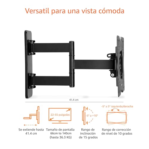 Consejos para Comprar soporte para tv 55 pulgadas , listamos los 10 mejores. 9 soporte para tv 55 pulgadas marca Amazon Basics (3)
