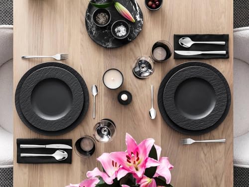 Taza de café Villeroy & Boch porcelana 7.5 oz negra miniatura 2