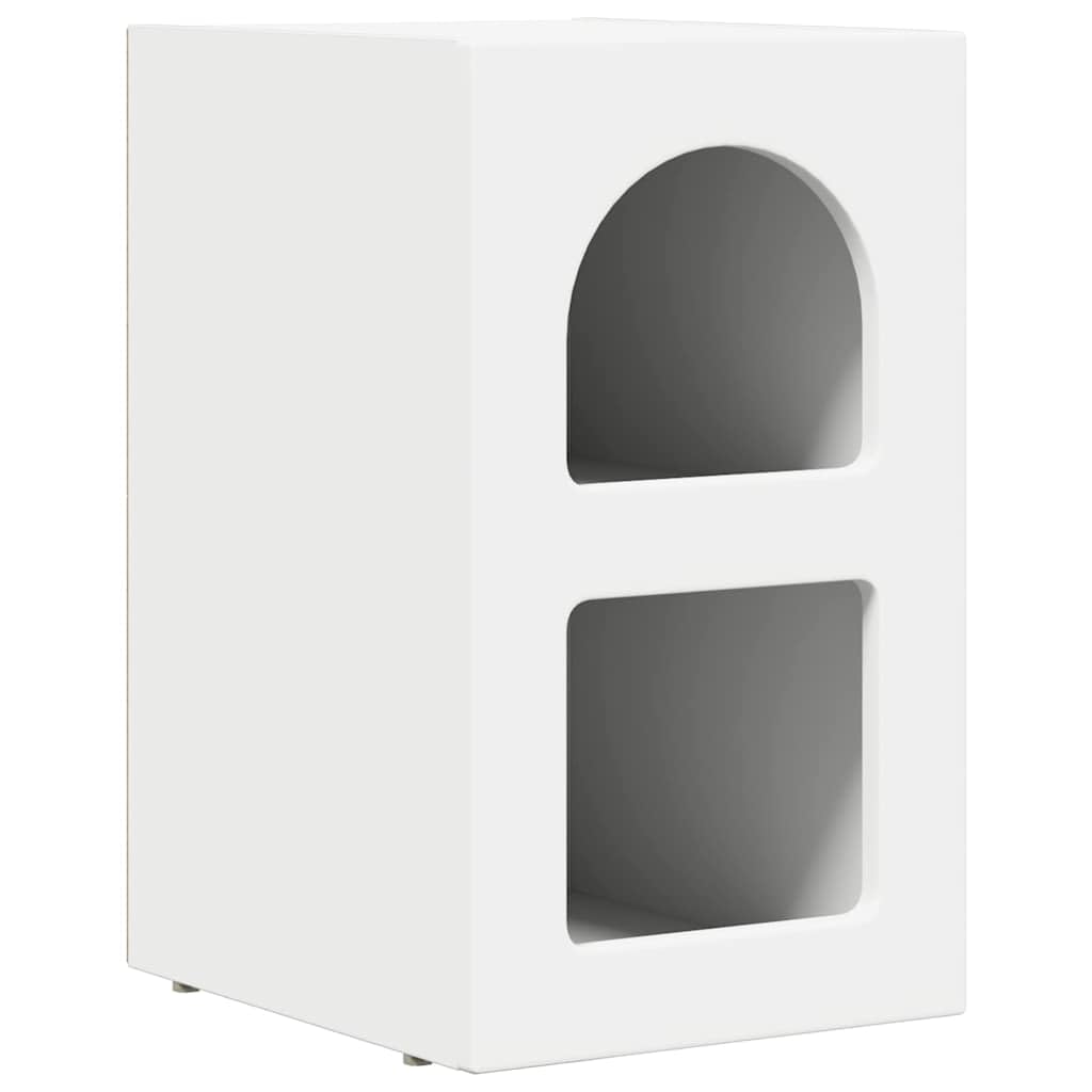 Elst stolik nocny 2 sztuki, biały, 29,5 x 33,5 x 50 cm, drewno