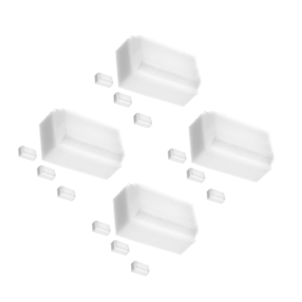Housoutil 5 Series Dispositivo De Entrenamiento Sensorial Focus Pequeño Bath Pincel Cepillo De Esponja De Baño Cepillo De Peine De Bebé El Plastico 4 Piezas X 5