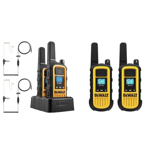 DEWALT DXFRS800 2 Watt Heavy Duty Walkie Talkies - Waterproof,