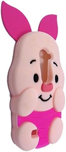 LG LS665 Piglet Silicone Case,LG Leon 4G LTE Case,MODEFAN Lovely 3D Animal Pink Piglet Soft Silicon Gel Rubber Back Cover Case Skin for LG Leon 4G LTE C40 H340N Tribute 2 Ls665