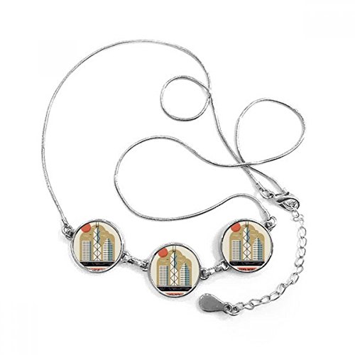 Collier Hong Kong Victoria Harbour pendentif rond pour affirmer votre style unique