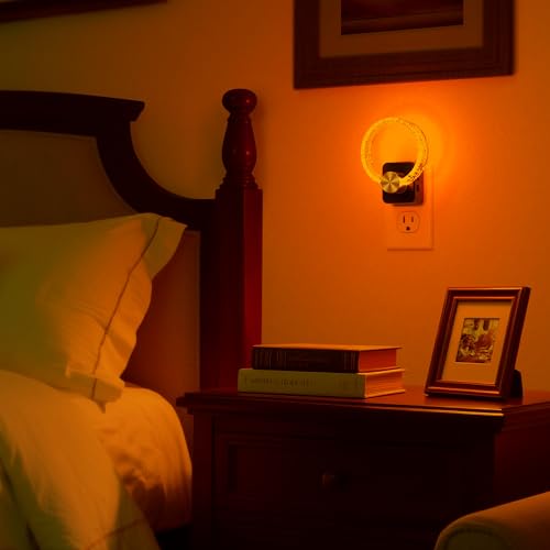 Image of DORESshop Night Lights Plug into Wall, LED Night Light Color Changing RGB