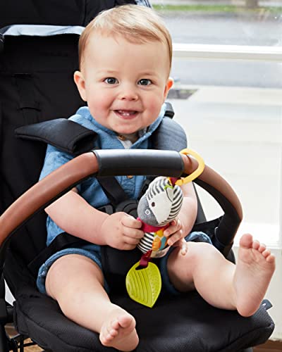 Skip Hop Bandana Buddies Baby Activity Chime & Teether Stroller Toy, Zebra #TOP1