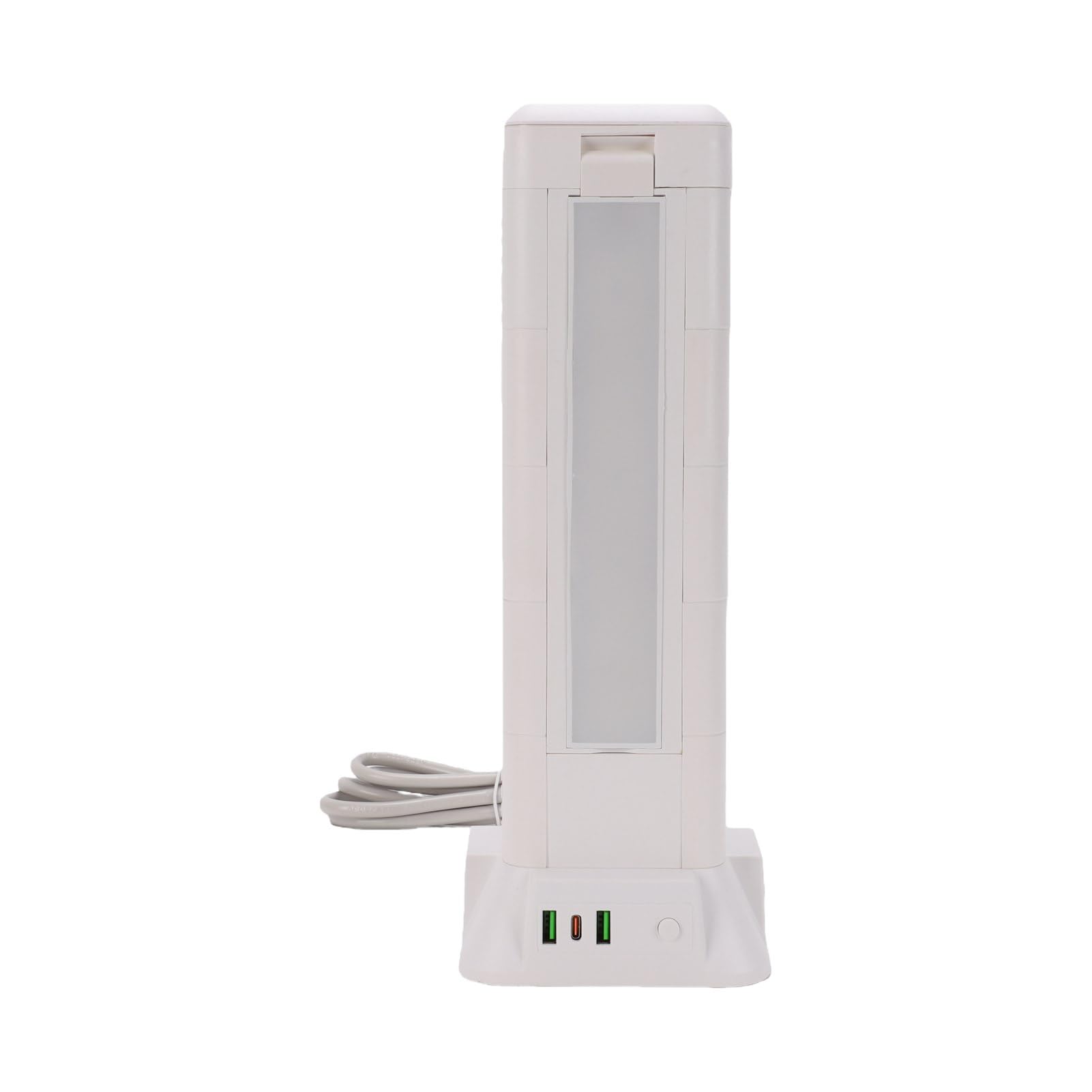 FTVOGUE Steckdosenleiste Turm, Mehrfachsteckdose mit 15 AC Steckdosen, 3