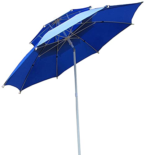 Patio umbrella CLSDRZC de 2.4m que soluciona el calor y la lluvia en terrazas