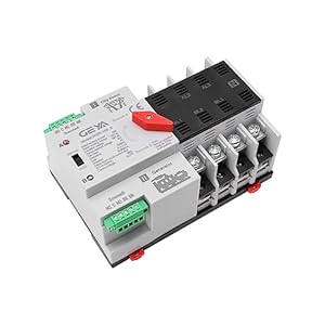 Mini ATS Automatic Transfer Switch Controller Electrical Type ATS Max 100A 4POLE 110V Din Rail Mounted(4P 100A AC110V)