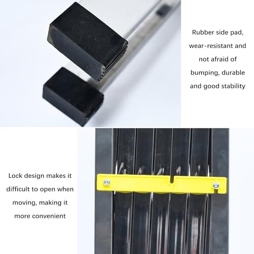 Barrière de sécurité rétractable mobile extensible en métal pour garage