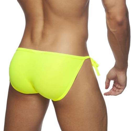 Men's Swim Pants with Drawstring Sexy Beach Shorts, Low Rise Bikini Swimsuit2