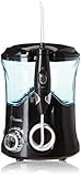 Ovonni Water Flosser - Dental Oral Irrigator with 10 Pressure Settings and 7 Interchangeable Jet Tips for Teeth, Braces and Bridges - High Capacity 600ML Water Tank for Whole Family Black