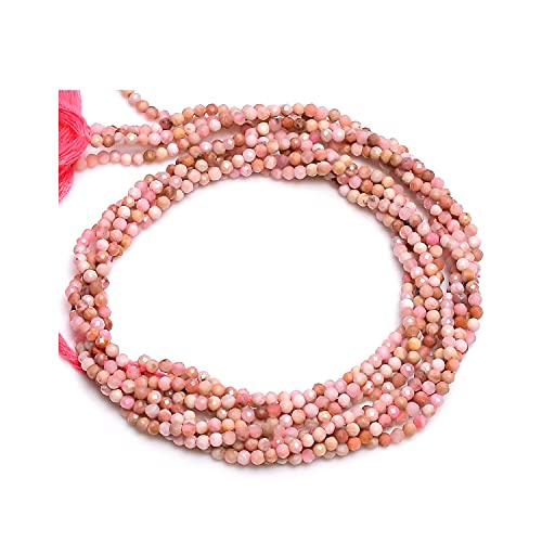 Rhodonite 2mm perles précieuses rondelles facettées de qualité supérieure