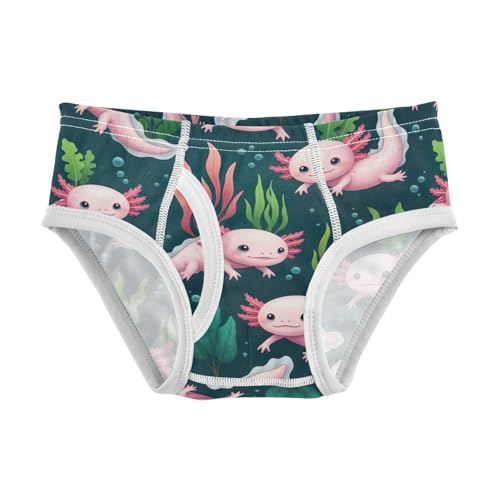 ODAWA Cute Pink Axolotls Toddler Underwear, Toddler Boy Underwear 2T