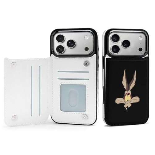 iPhone 17 Pro Max 用 ケース 手帳型 ワイリー・コヨーテとロード・ランナー テ アイフォン17用 対応 スマホケース Case 財布型 カード収納 携帯ケース おしゃれ