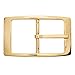 Produktbild FREDERIC HERMANO Gürtelschnalle Buckle 40 mm Metall gold poliert - Buckle Moscow - Dornschliesse für Gürtel mit 4 cm Breite - goldfarben poliert
