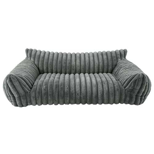 Sofá para mascotas con respaldo cómodo sofá cama para perros pequeños XS 7