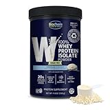 Biochem 100% Whey Sugar-Free Vanilla 20g, 11.8oz, Certified Vegetarian, Certified Gluten Free, Certified Non-GMO Tested, Keto Friendly, Grass-Fed